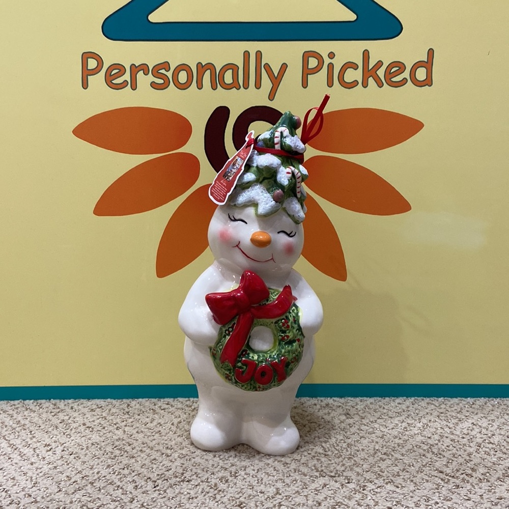 Blue Sky Clayworks VINTAGE SNOWMAN Figurine
